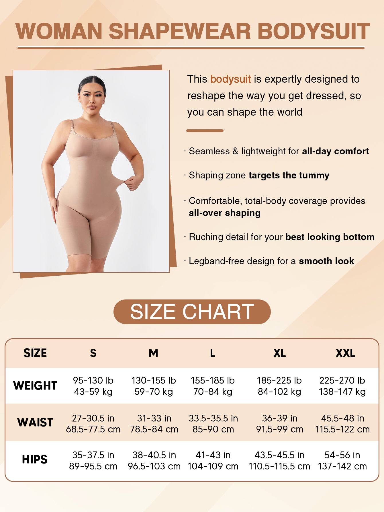 Full Body Shaper Jumpsuit Fajas Smoothing  Butt Lifter Thigh Slimmer Shorts