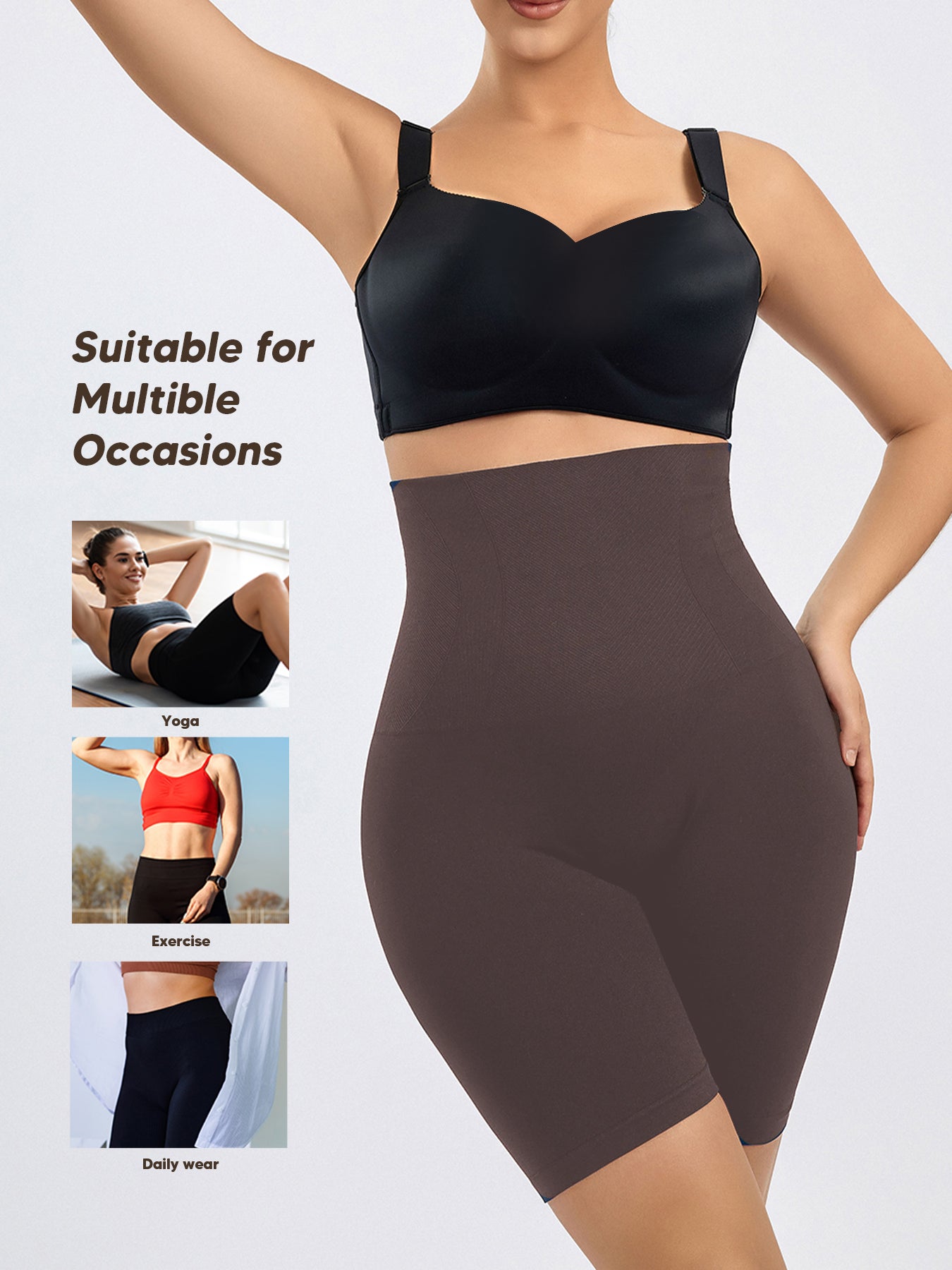 High-waisted Shapewear Boyshorts For Women Seamless Slimming Girdle