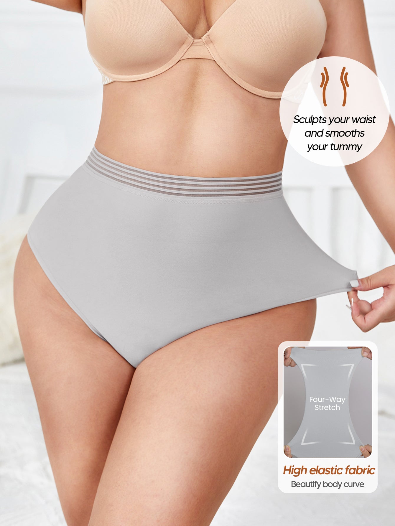 Thong Panty Slimmer Body Shaper Invisible Under Clothes Seamless Underwear