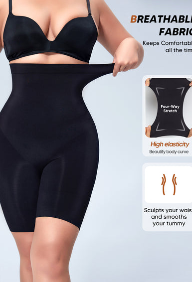 High Waisted Body Shaper Shorts Shapewear for Women Girdle Tummy Slimmer