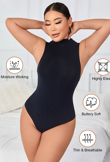 Tank Top Body Suits Women Sexy Crew Neck One Piece Sleeveless Racerback Halter