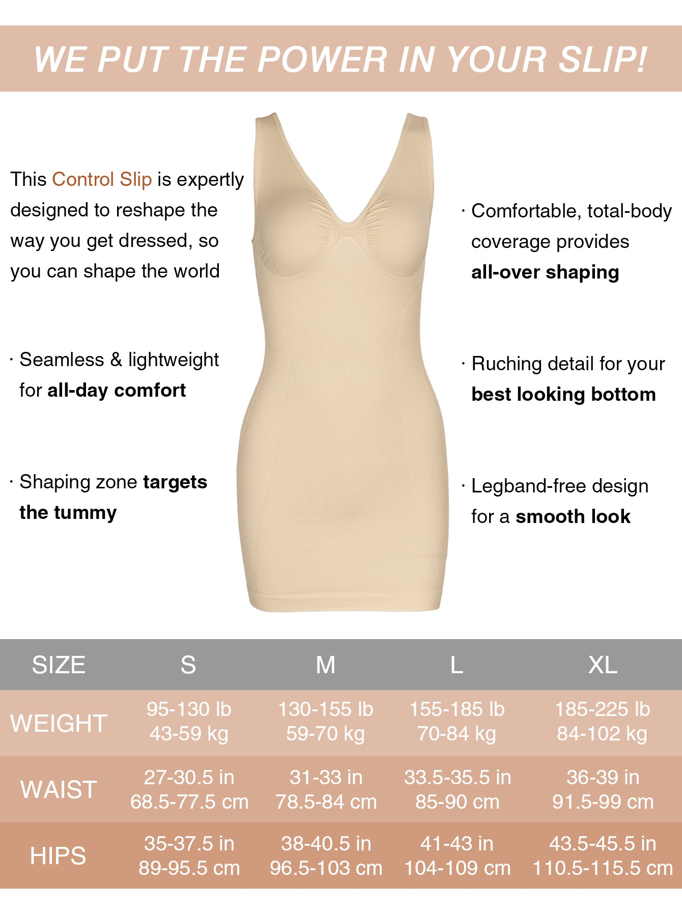 V-neck Seamless Comfortable Women Bodysuit Shapewear Dress