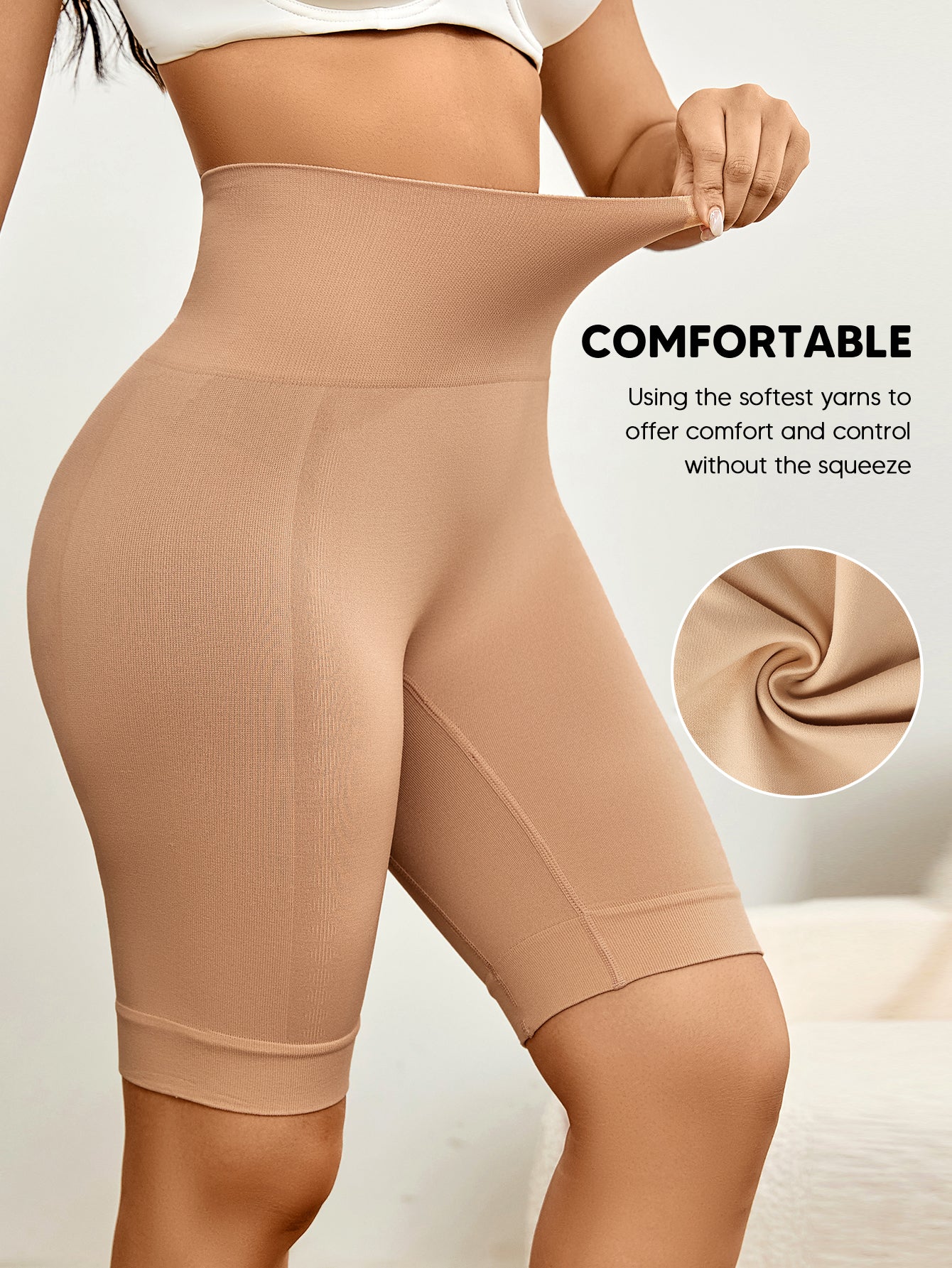 Slip Shaping Boyshorts All-Day Comfort No Show Look Under Dresses, Skirts & Pants