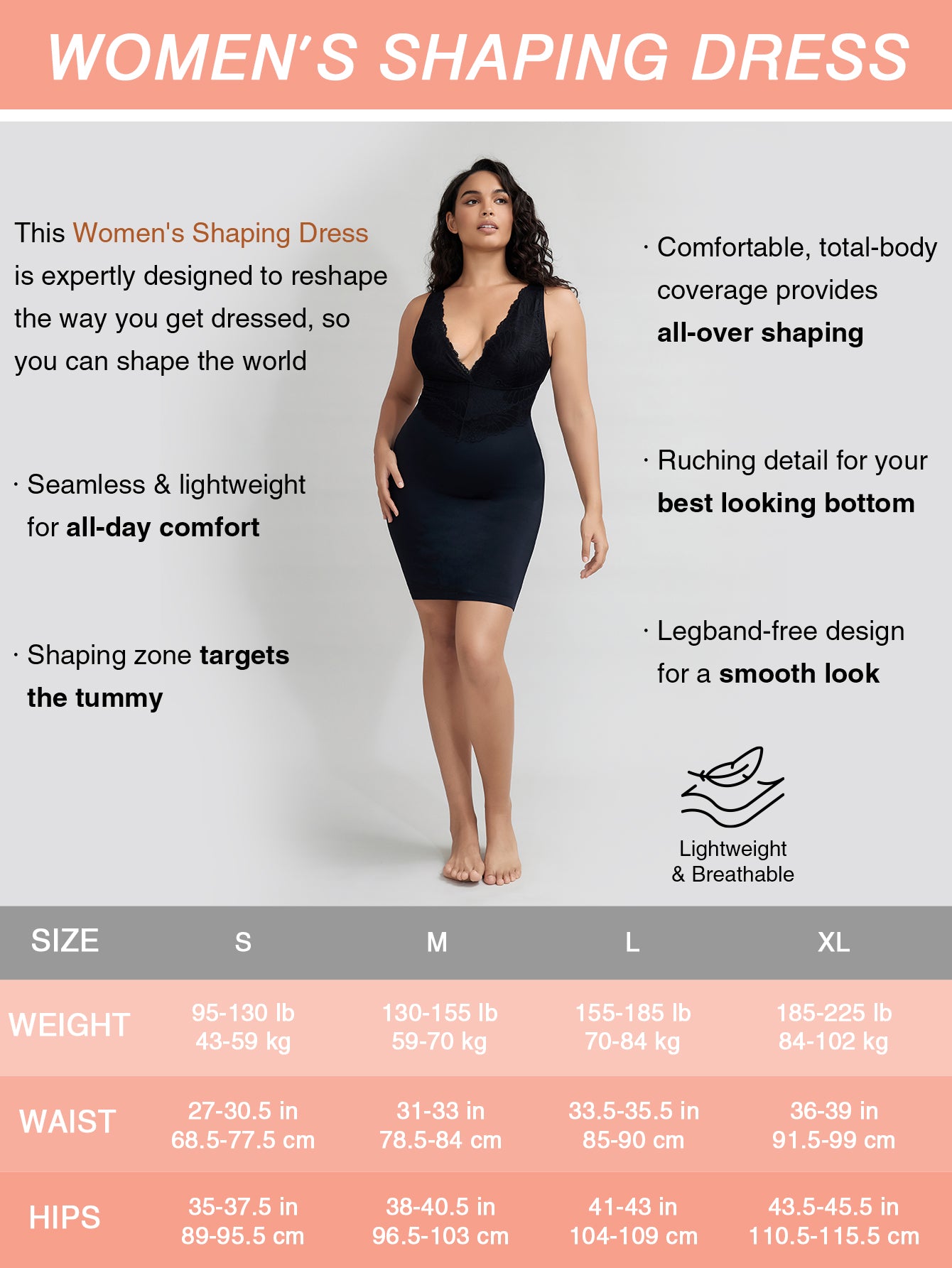 Lace Shapewear Dresses Deep V Neck Full Body Shaper Bodycon Mini Party Dresses