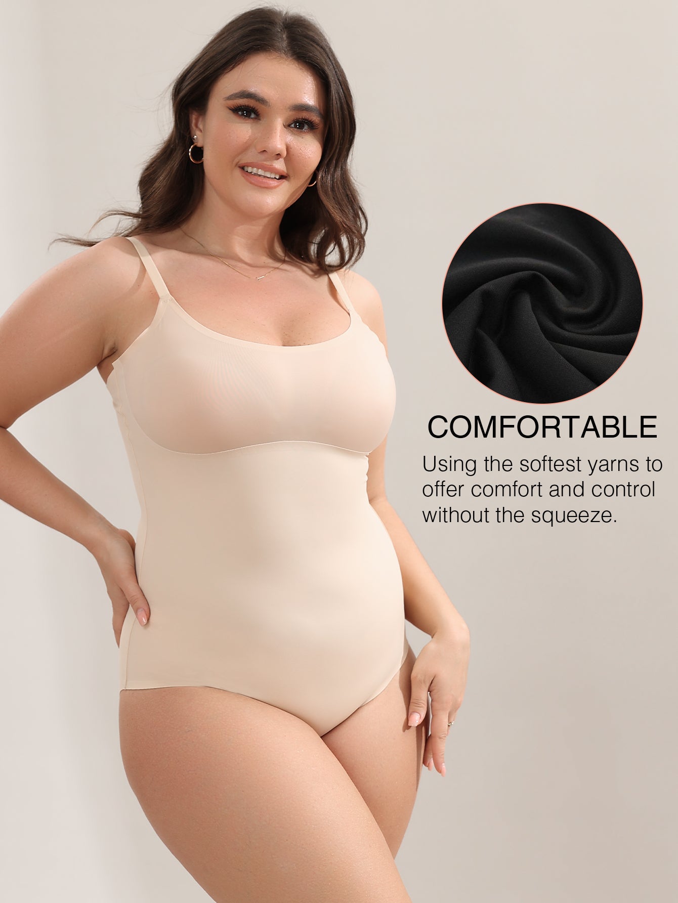 Open Bust Tummy Control Seamless Hourglass Under Dresses Shapewear For Plus Size