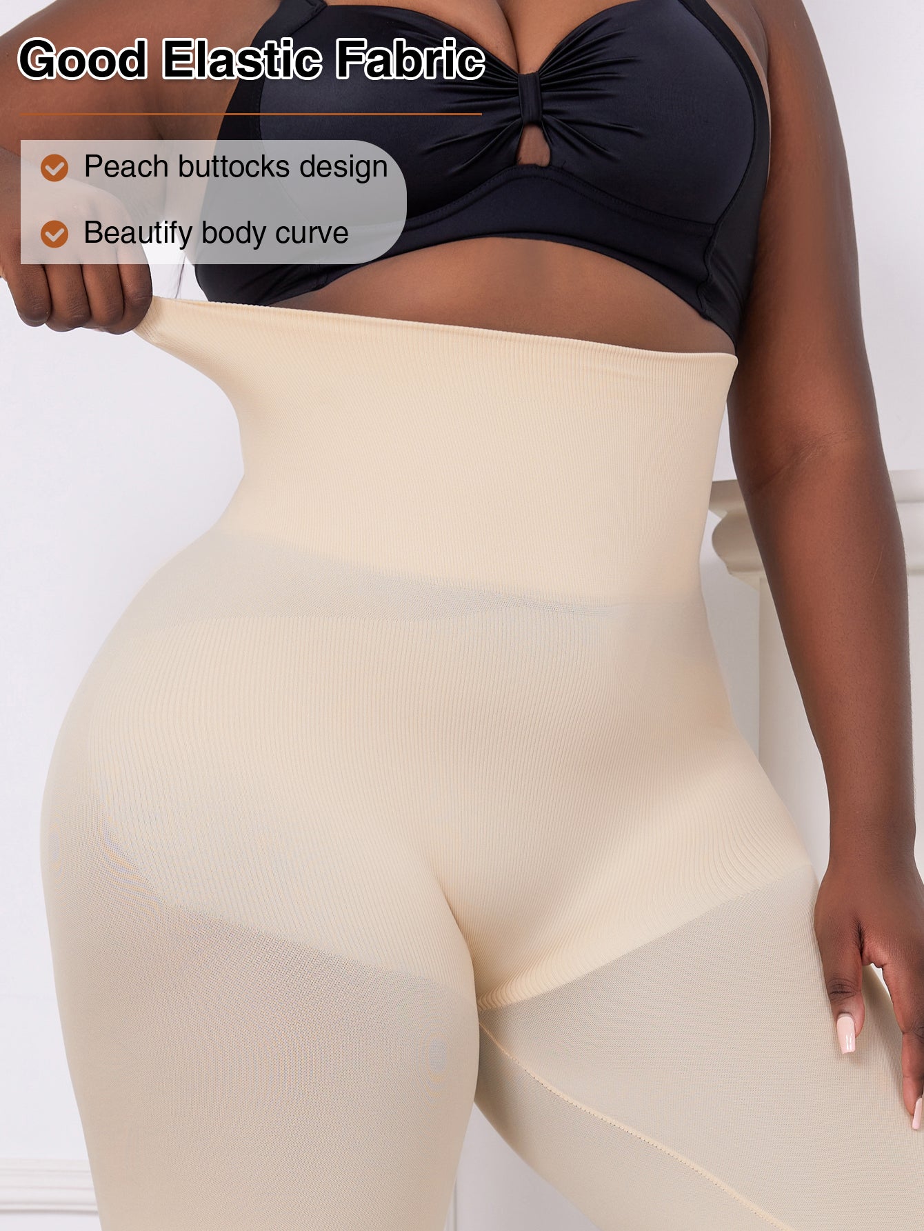 Hight Waist Tummy control butt-lift 3 in 1 Shapewear Leggings For Plus Size