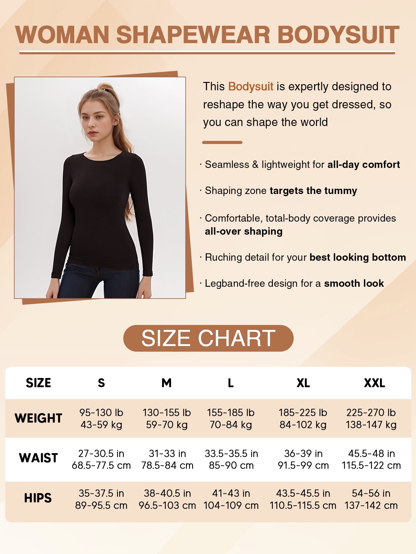 Thermal Crew Neck Sleeve Seamless Tops  Light Compression Base Layer