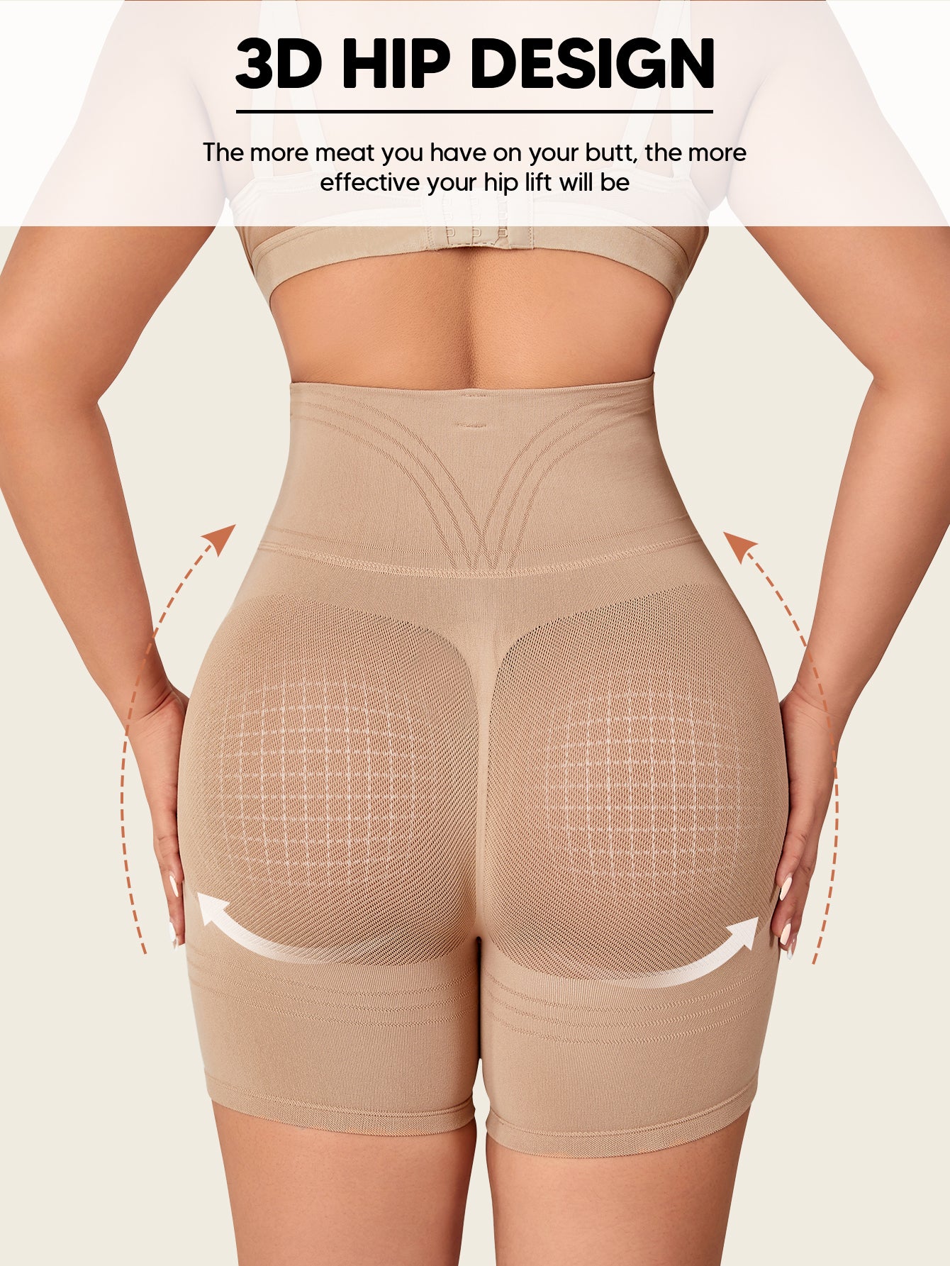 Womens High Waist Body Shaper Shorts Butt Lifting Shapewear Safety Under Shorts