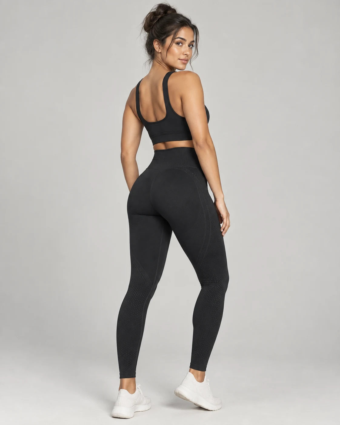 Power Seamless Legging in Charcoal